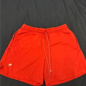 Fabletics Women's Red Athletic Shorts